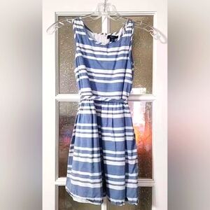 GAP Kids Denim & White Dress